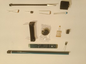 parts and pieces of the drawdio kit.